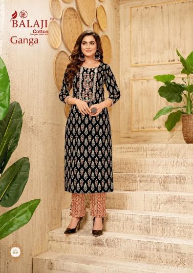 Balaji ganga vol-1 straight kurtis wholesale